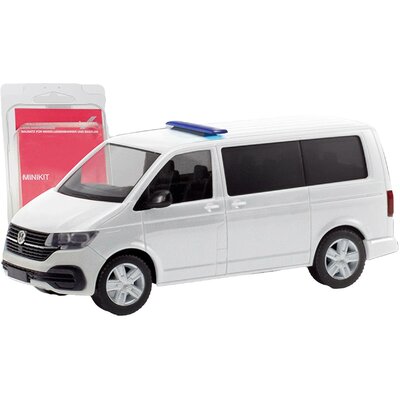 Herpa 013895 H0 Busz modell Volkswagen T 6.1 busz Hänsch DBS 5000 figyelmeztető lámpával