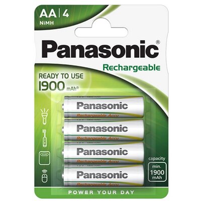 PANASONIC HHR-3MVE/4BC PANASONIC RECHARGEABLE elem (AA, HHR3-MVE, 1.2V, 1900mAh Ni-MH, újratölthető) 4db/csomag