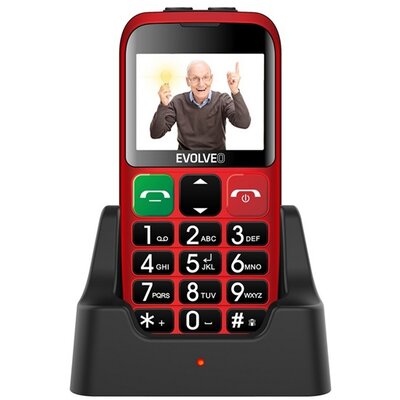 EVOLVEO SGM EP-851-ETR EVOLVEO EP-851 EasyPhone ET mobiltelefon PIROS [Evolveo EP-851 EasyPhone ET]