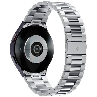 SPIGEN AMP08341 SPIGEN MODERN FIT pótszíj (egyedi méret, fém) EZÜST [Samsung Galaxy Watch 7 eSIM 44mm (SM-L315) / Galaxy Watch 7 eSIM 40mm (SM-L305) / Galaxy Watch 7 44mm (SM-L310)]