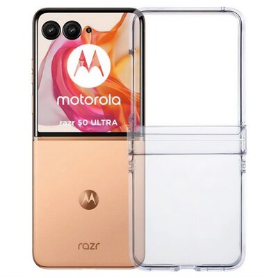 Műanyag telefonvédő ÁTLÁTSZÓ [Motorola Razr 50 Ultra 5G]