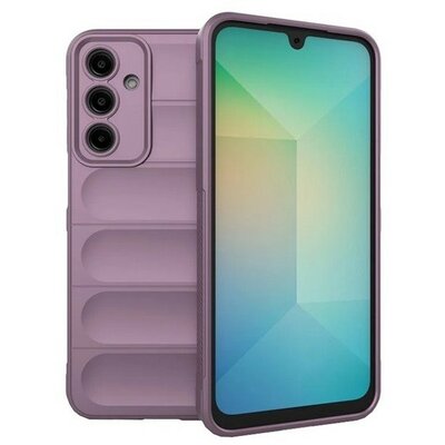 Samsung Galaxy A16 4G / A16 5G SM-A165F / A166B, Szilikon tok, közepesen ütésálló, 3D minta, lila