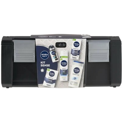 Nivea Men Ajándékcsomag szerszámosládával - Tusfürdő + Golyós dezodor + After Shave + Arckrém