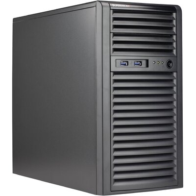 Supermicro CSE-731I-404B Mini torony Számítógép ház Fekete