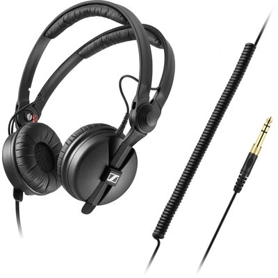 Sennheiser HD 25 Plus DJ On Ear fejhallgató Vezetékes Fekete