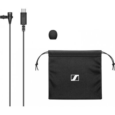 Sennheiser XS Lav USB-C Rátűzhető Mobiltelefon mikrofon Átviteli mód:Vezetékes