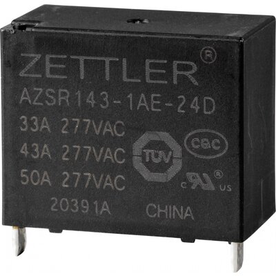 Zettler Electronics Zettler electronics Power relé 24 V/DC 50 A 1 záró 1 db