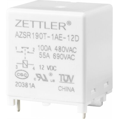 Zettler Electronics Zettler electronics Power relé 12 V/DC 100 A 1 záró 1 db