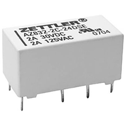 Zettler Electronics Zettler electronics Nyák relé 24 V/DC 3 A 2 váltó 1 db