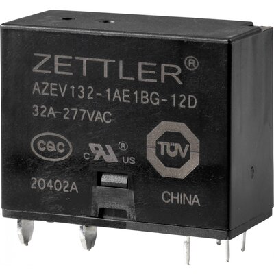 Zettler Electronics Zettler electronics Power relé 12 V/DC 32 A 1 záró 1 db