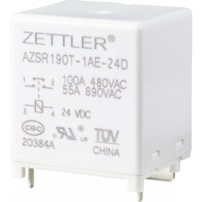 Zettler Electronics Zettler electronics Power relé 24 V/DC 100 A 1 záró 1 db