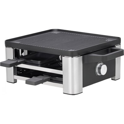 WMF LONO Raclette für 4 Raklett Fekete, Ezüst