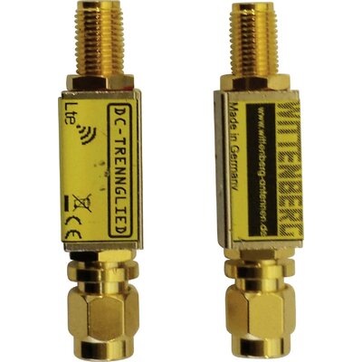 Wittenberg Antennen Antenna adapter RP-SMA alj, RP-SMA dugó DC