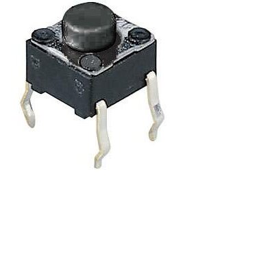 Mini impulzus nyomógomb 2mm 50V/50mA, T602, fekvő