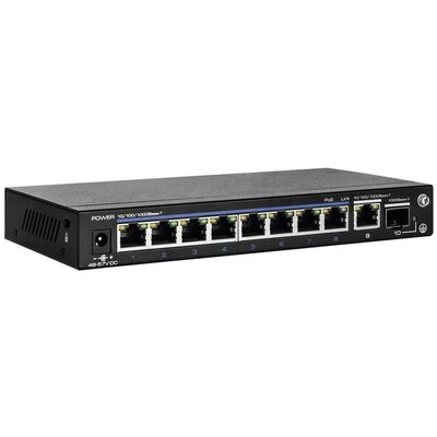 ABUS ABUS Security-Center Hálózati switch 8 port PoE funkció