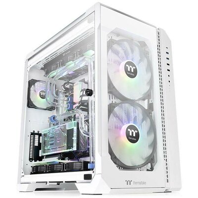 Thermaltake View 51 TG ARGB Snow Midi torony Számítógép ház Fehér