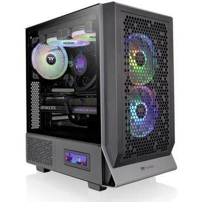 Thermaltake Ceres 300 TG Midi torony Számítógép ház Fekete