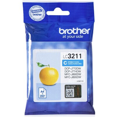 Brother Tinta LC-3211C Eredeti Cián LC3211C