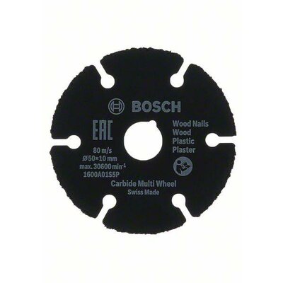 Bosch Accessories Bosch 1600A01S5X Vágótárcsa, egyenes 50 mm 1 db