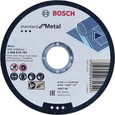 Bosch Accessories Standard for Metal 2608619770 Vágótárcsa, egyenes 230 mm 1 db Fém