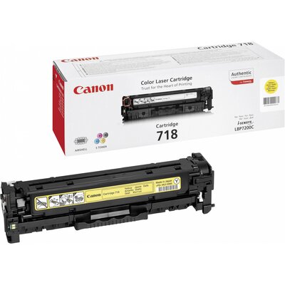 Canon Toner 718 Y Eredeti Sárga 2900 oldal 2659B002