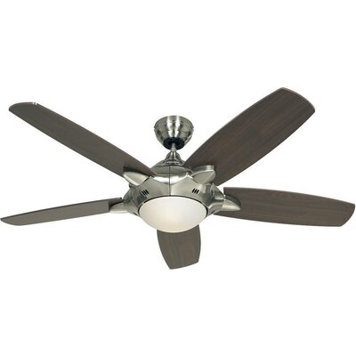 CasaFan Mercury Mennyezeti ventilátor 70 W (Ø x Ma) 132 cm x 375 mm Króm (kefélt)