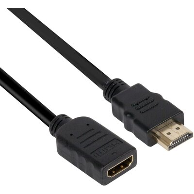 club3D HDMI Hosszabbítókábel HDMI-A dugó, HDMI-A alj 3.00 m Fekete CAC-1321 4K UHD HDMI kábel