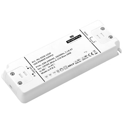 Dehner Elektronik LED transzformátor, LED meghajtó Állandó feszültségű 50 W 2.08 A 24 V/DC Túlterhelés elleni védelem, Túlfeszültség kategória,,