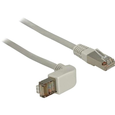 Delock 83524 RJ45 Hálózati kábel, patchkábel CAT 6 S/FTP 0.50 m Szürke 1 db