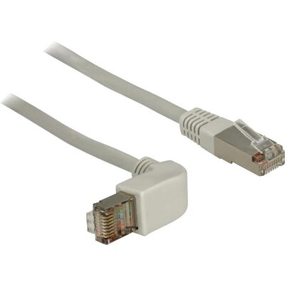 Delock 83514 RJ45 Hálózati kábel, patchkábel CAT 5e S/FTP 0.50 m Szürke 1 db