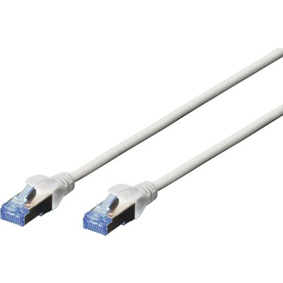 RJ45 Hálózat csatlakozókábel CAT 5e SF/UTP 1x RJ45 dugó - 1x RJ45 dugó 0.50 m Szürke UL minősített