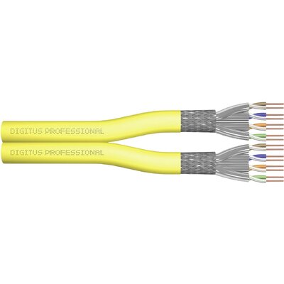 Digitus DK-1743-A-VH-D-1 Hálózati kábel CAT 7a S/FTP Sárga 100 m