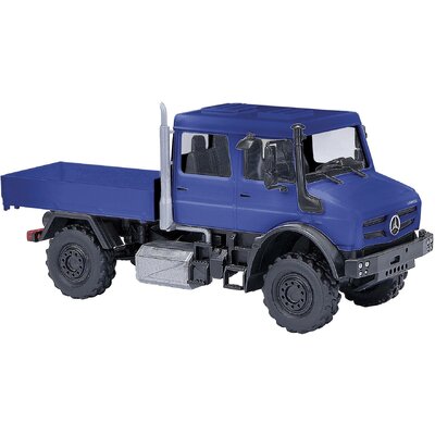 Busch 51082 H0 Tehergépjármű modell Mercedes Benz Unimog U 5023, kék