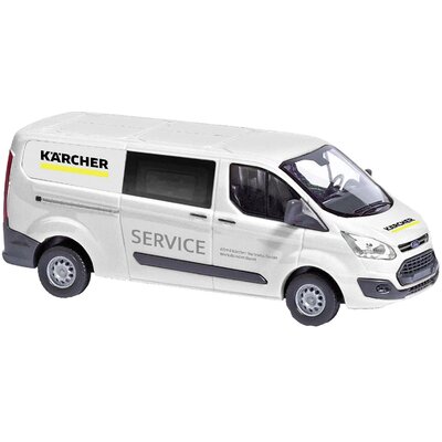 Busch 52439 H0 Személygépkocsi modell Ford Transit Bus Kärcher szolgáltatás