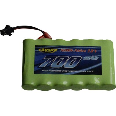 Carson Modellsport Akkucsomag, NiMH 7.2 V 700 mAh JST