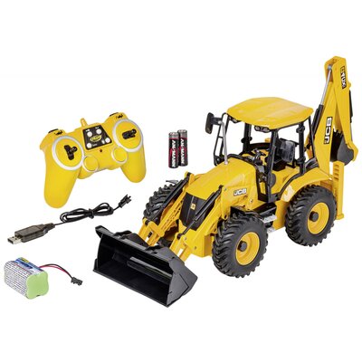 Carson Modellsport 907668 1:20 Baggerlader JCB 2.4G 100% RTR 1:20 Elektro RC kezdő funkcionális modell 100% RtR