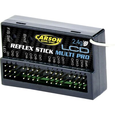 Carson Modellsport Reflex Stick Multi Pro LCD 14 csatornás vevő 2,4 GHz