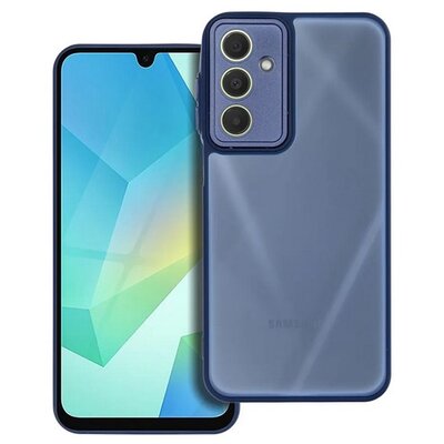 Szilikon telefonvédő (ütésállóság, akril hátlap, kameravédő) SÖTÉTKÉK [Samsung Galaxy A16 5G (SM-A166) / Galaxy A16 4G (SM-A165)]