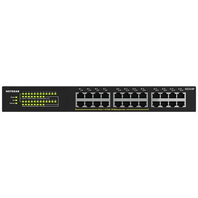 NETGEAR GS324P Hálózati switch, RJ45 24 port 1 GBit/s PoE funkció