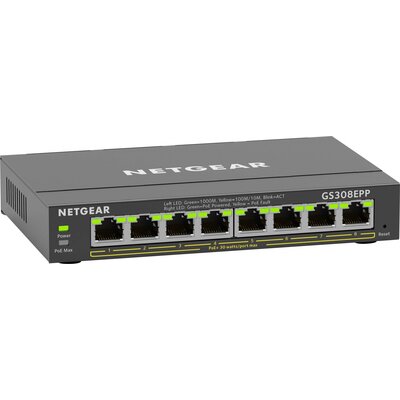 NETGEAR GS308EP Hálózati switch 8 port