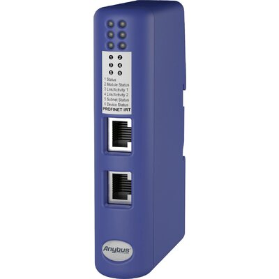 Anybus AB7078 Profinet-IRT Soros átalakító RS-232, RS-422, RS-485, Sub-D9 galvanikusan leválasztott, Ethernet 24 V/DC 1 db