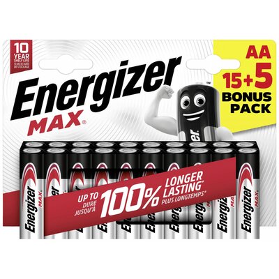 Energizer Max Ceruzaelem Alkáli mangán 1.5 V 20 db