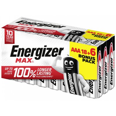 Energizer Mikroelem Max Alkáli mangán 1.5 V 24 db