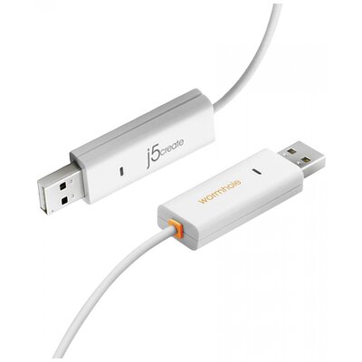 j5create USB 2.0 Összekötőkábel [1x USB 2.0 - 1x USB 2.0] JUC400-N 1.8 m