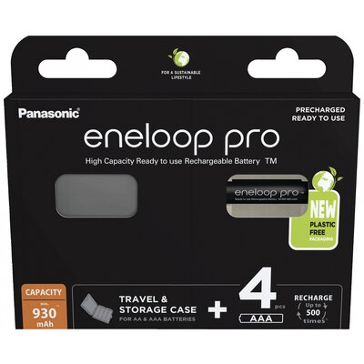 eneloop eneloop pro HR03 +Box Mikroakku NiMH 930 mAh 1.2 V 4 db