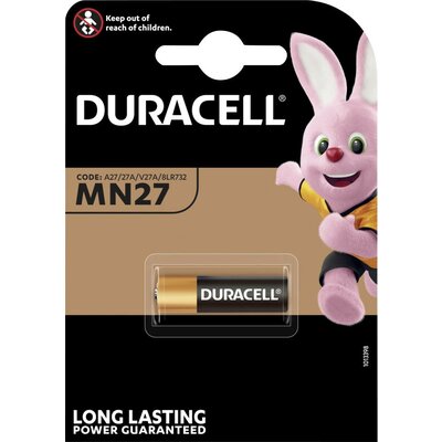 Duracell MN27 Speciális elem 27 A Alkáli mangán 12 V 18 mAh 1 db