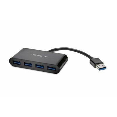 Kensington UH4000 4 Port Hub 4 port USB 3.0 hub Fekete