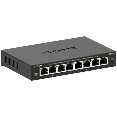 NETGEAR GS308E Ethernet switch 8 port 16 GBit/s