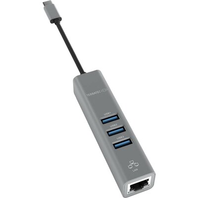 Terratec CONNECT C2 USB-C® (USB 3.1) Multiport hub Szürke