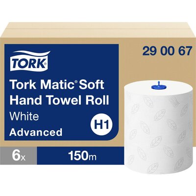 TORK 290067 Matic® Papír kéztörlők (H x Sz) 150 m x 21 cm Fehér 900 m